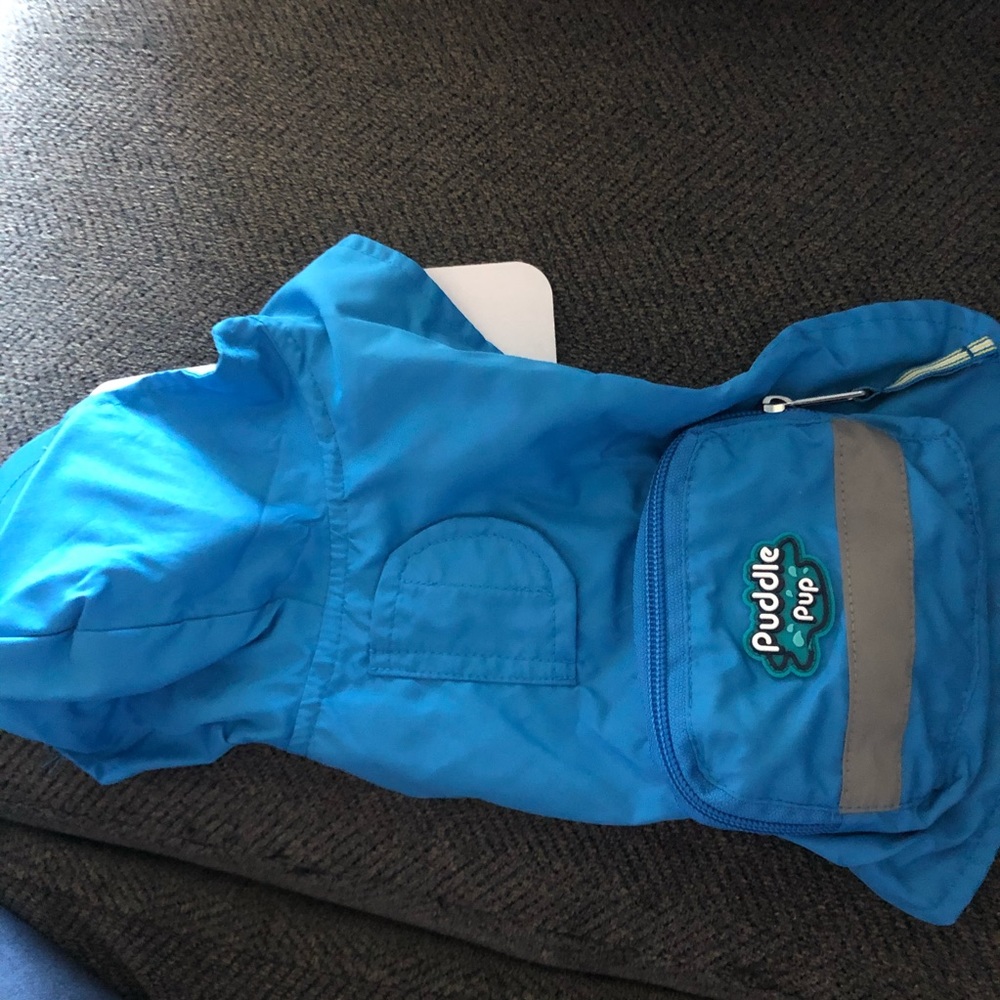 XS summer puppy rain coat